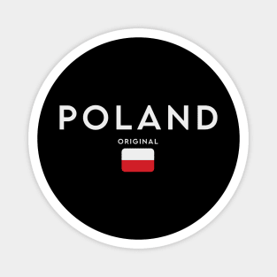 Poland flag, polish flag Magnet